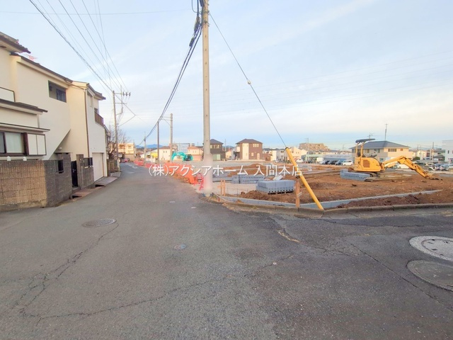 入間市扇台6丁目・全8棟　新築一戸建　8号棟　の前面道路含む現地写真|現地写真（2025年1月27日撮影）