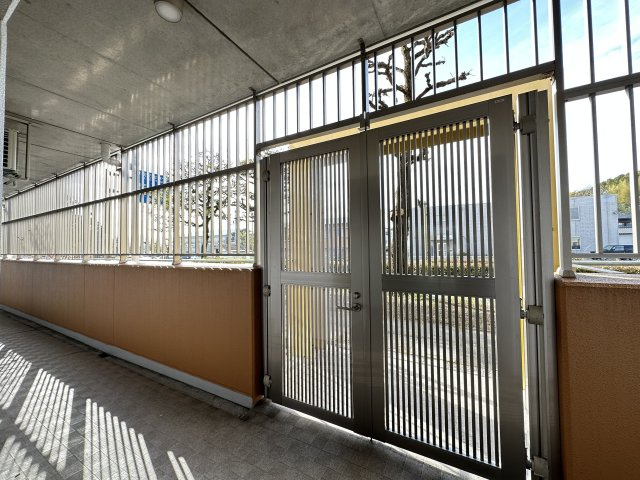 高知インターマンションのバルコニー