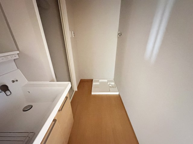 高知インターマンションの洗面所