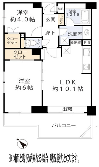【間取り】 | 北鴻巣パークホームズ弐番館