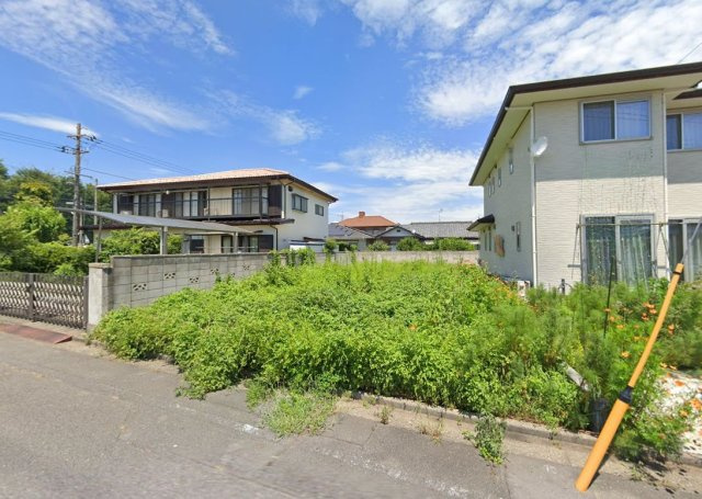 【外観】 | リナージュ前橋市大利根町2丁目24‐1期ー① | 建築前現地！明るい南接道に面した1棟！