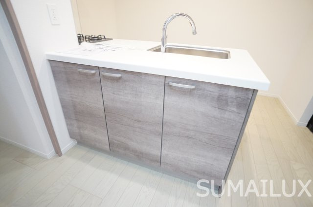 熊本市中央区春竹町大字春竹のアパートのキッチン