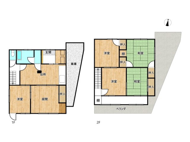 姫路市北平野南の町/中古戸建