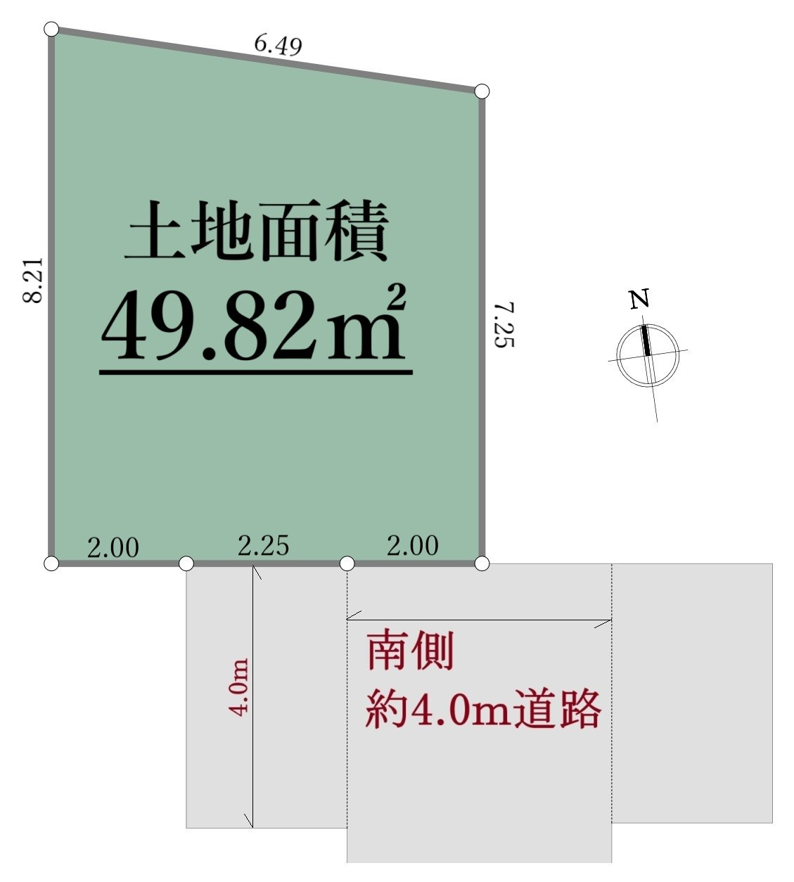 板橋区高島平1丁目 限定1棟の区画図