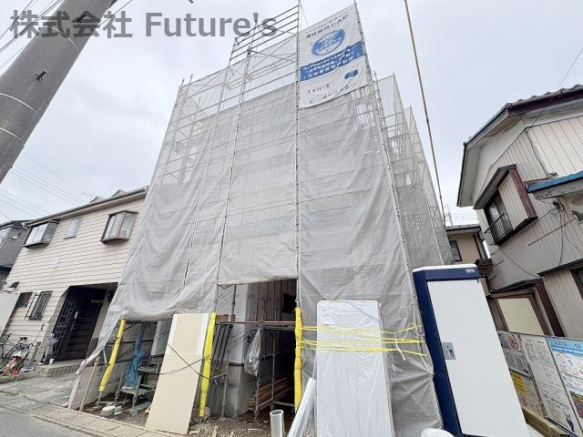 吉川市保　新築戸建　全1棟の外観|現地の写真になります。