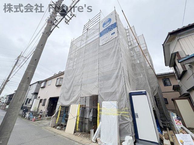 吉川市保　新築戸建　全1棟の外観|現地の写真になります。