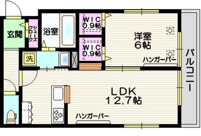 メゾンペールⅡの間取り
