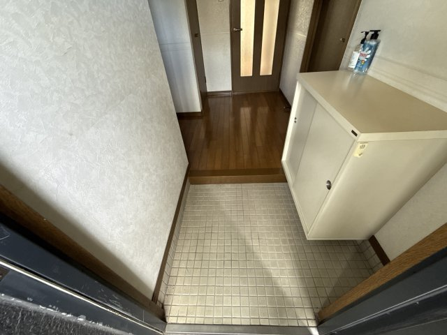 グリーンコスモ田井の玄関