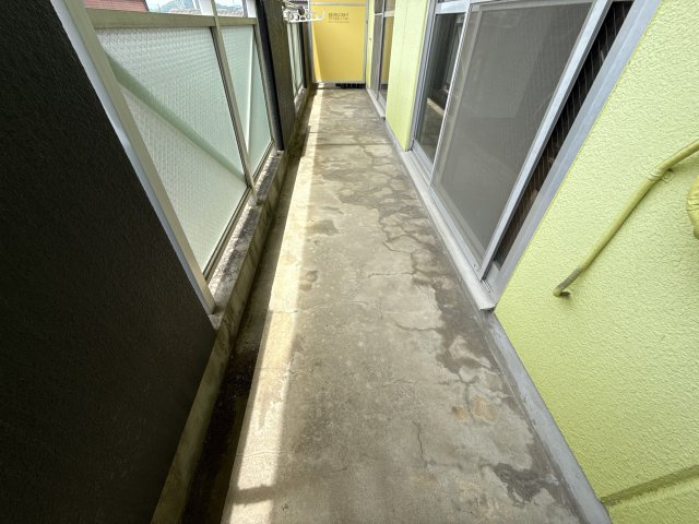 グリーンコスモ田井のバルコニー