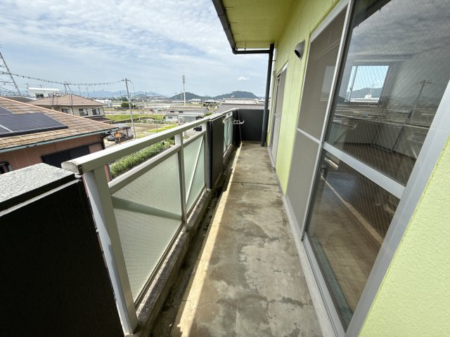 グリーンコスモ田井のバルコニー