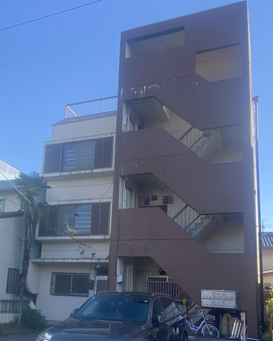 日置マンションの外観|外観は落ち着いています