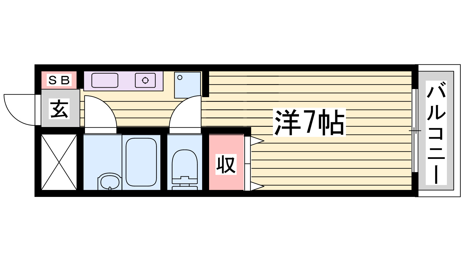 ロッキーコート太子の間取り