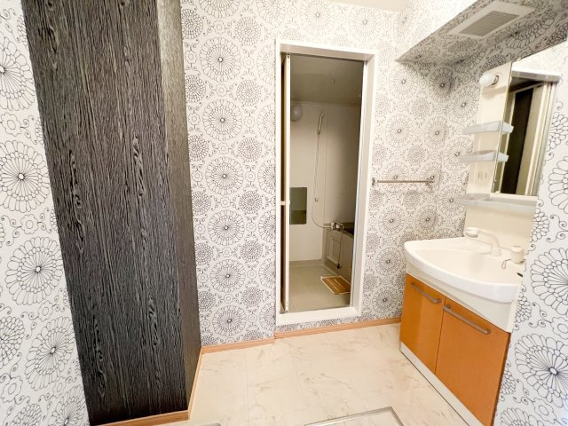 ビレッジ北久保 C棟の洗面所