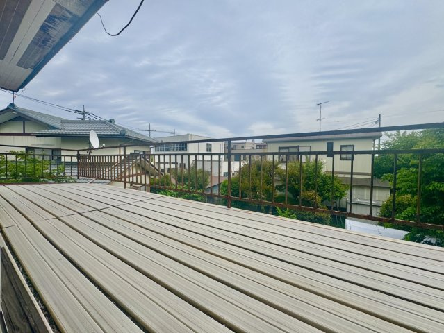 水戸市元吉田町中古戸建のバルコニー