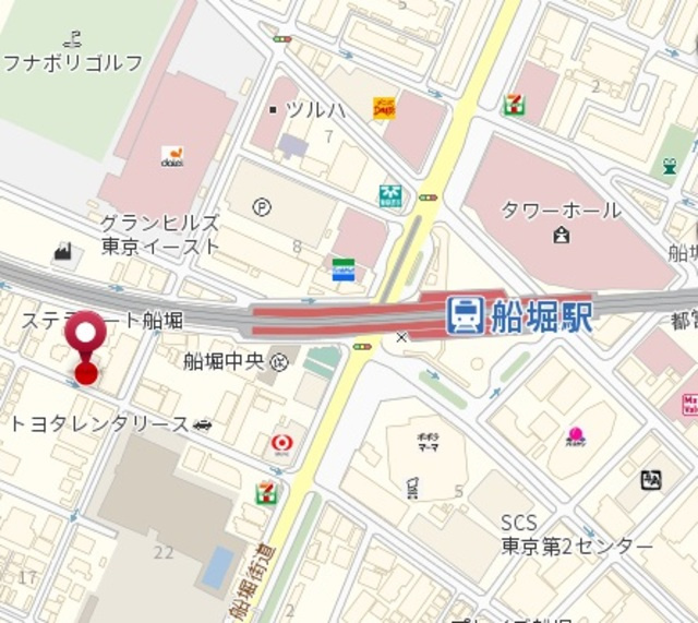 トリム船堀の地図|★案内図★