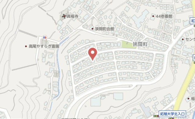 祝　成約済み　八王子市　狭間町　新築戸建ての地図|～仲介手数料無料☆八王子ひなた不動産～　八王子市狭間町　新築戸建て