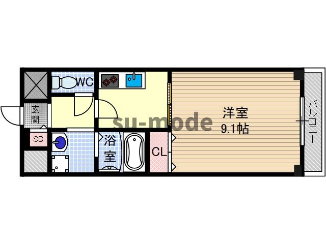 アンプルフェールグリシーヌの間取り