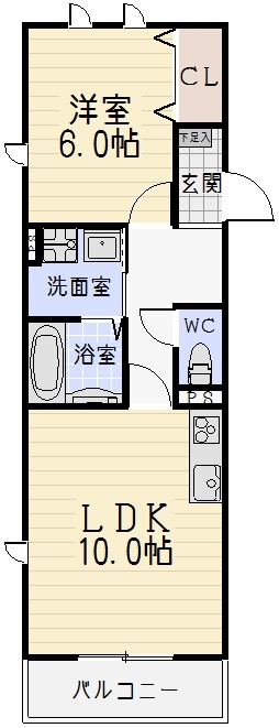 ベルメゾンⅢの間取り