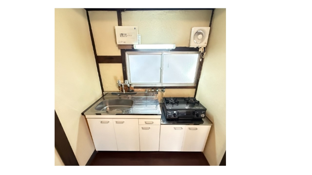 神戸市長田区高取山町1丁目　収益アパートのキッチン