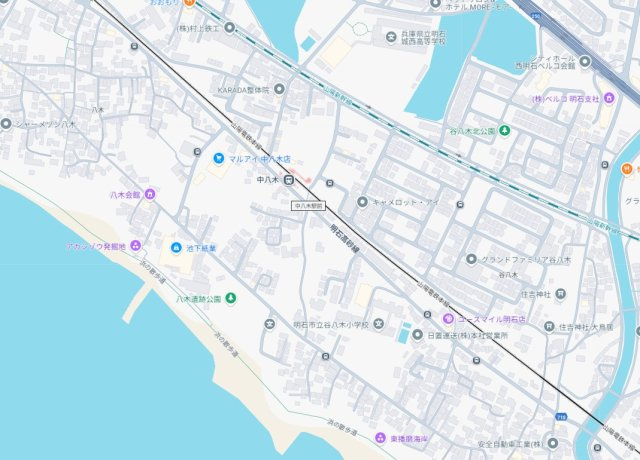 明石市大久保町八木　第3期　新築一戸建ての地図