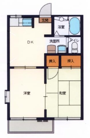 【間取り】 | フォーブルⅢ　A