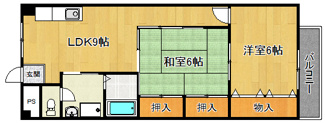 【間取り】 | エスポワール紫野