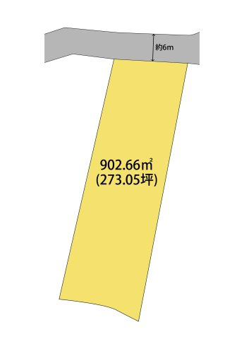 和歌山市大谷・土地・126896の区画図