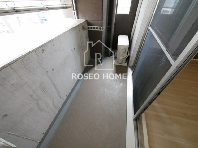 天満アパートメントのバルコニー