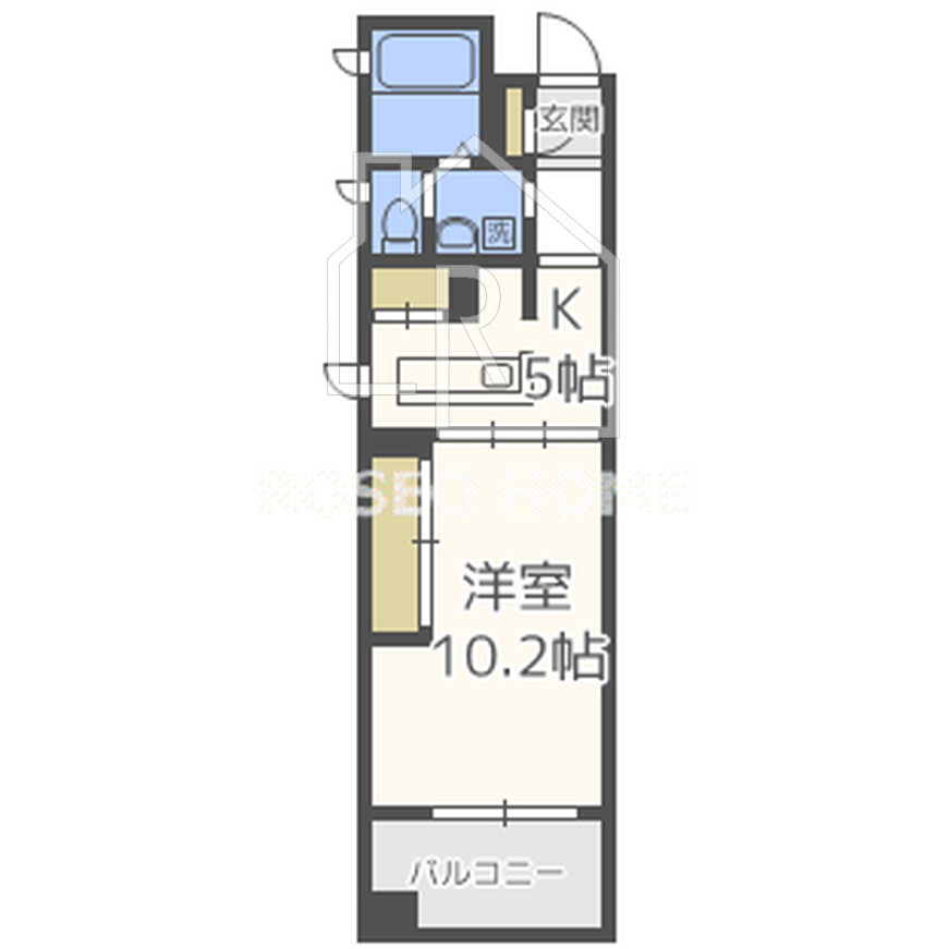 天満アパートメントの間取り
