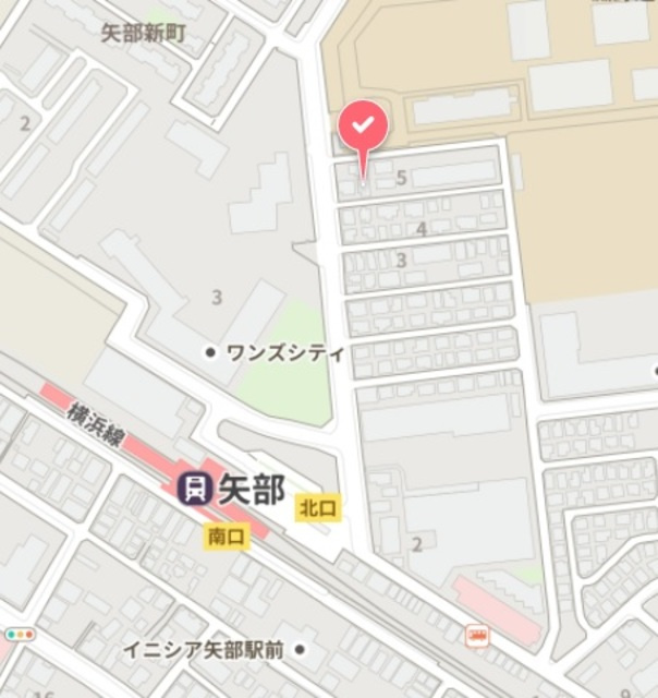 アローハイツの地図
