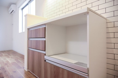 【キッチン】 | Delica鳥栖 | コンパクトなキッチンで掃除もラクラク※写真は類似です