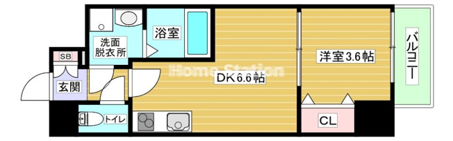 【間取り】 | メルベージュ此花