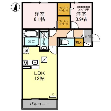 パレスバレイ五色山の間取り|※間取りが現況と異なる場合は現況を優先します※