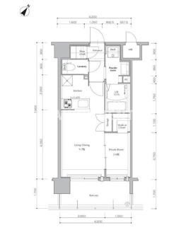 【間取り】 | ネストピア博多Side Terrace