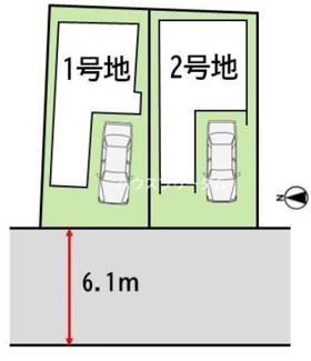 【区画図】 | 堺市第五北区長曽根町 | 駐車場付きです。（車種による制限有）