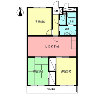 【間取り】 | ソレイユ楠