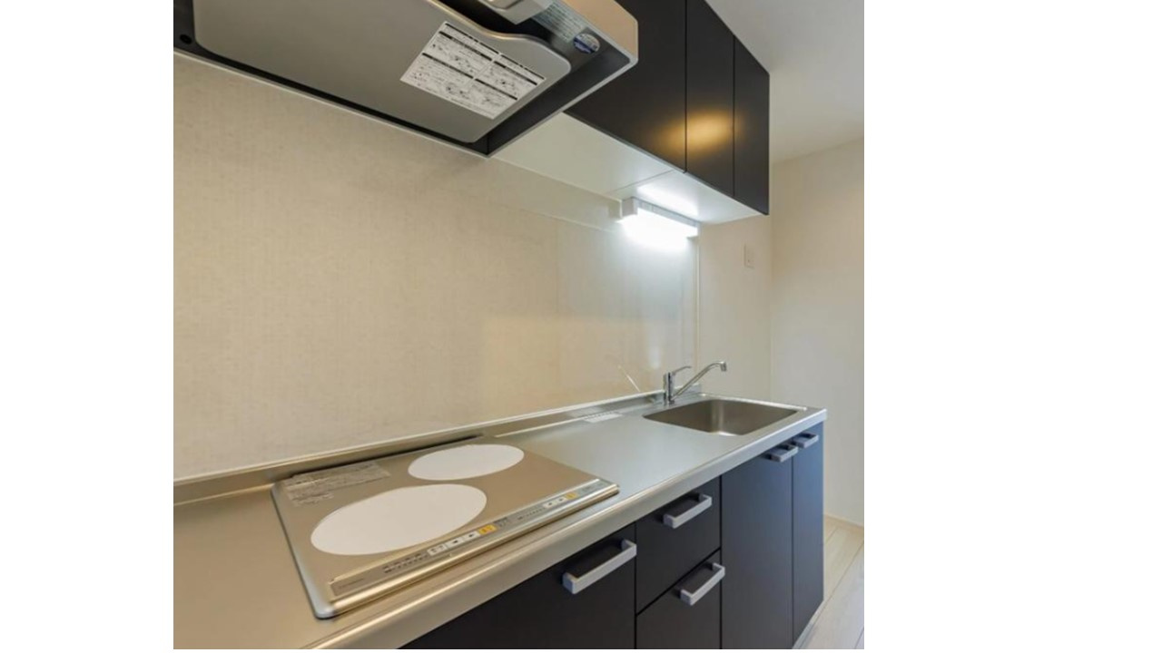 加古川市尾上町口里　築浅アパート　令和5年築　満室稼働中のキッチン