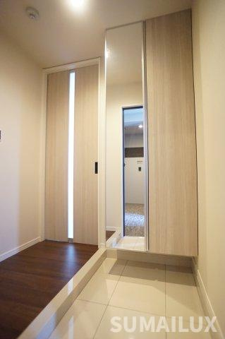 熊本市東区神園１丁目の賃貸マンションの玄関