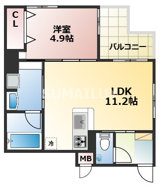 APEX神園の間取り