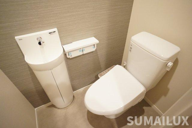 熊本市東区神園１丁目の賃貸マンションのトイレ