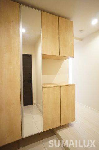 熊本市東区神園１丁目の賃貸マンションの玄関