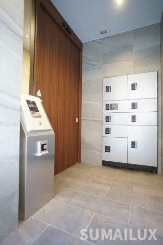 熊本市東区神園１丁目の賃貸マンションのエントランス