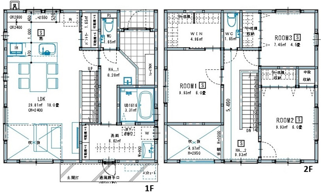 【間取り】 | 阿品台1丁目戸建