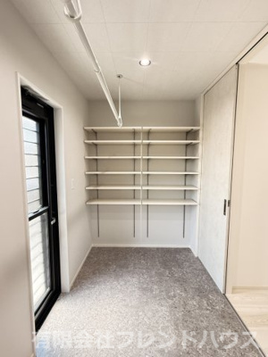 【脱衣所】 | 阿品台1丁目戸建 | 室内物干しスペース