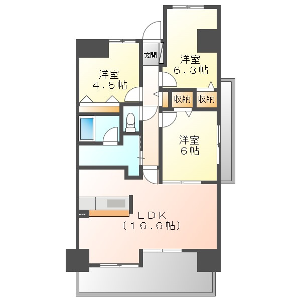 ＣＲＡＳＳＯ　ＩＭＡの間取り