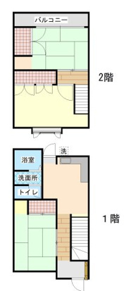 樋川加納戸建て (OC物件)の間取り
