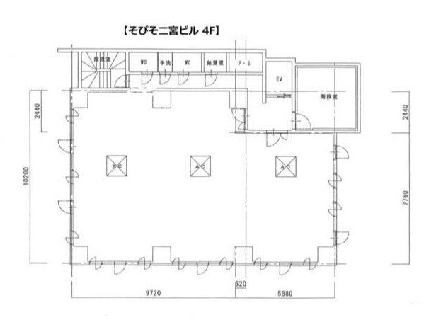 そびそ二宮ビルの間取り