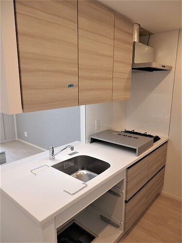 Brun Pilier日本橋のキッチン|５月８日撮影（２０２５年６月１３日竣工・建設中）