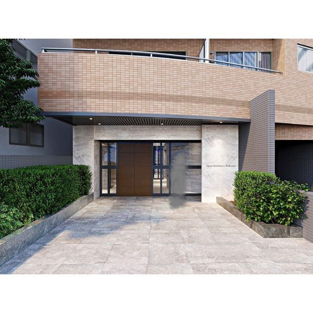 オーパスホームズ白山のエントランス|建物の内部です