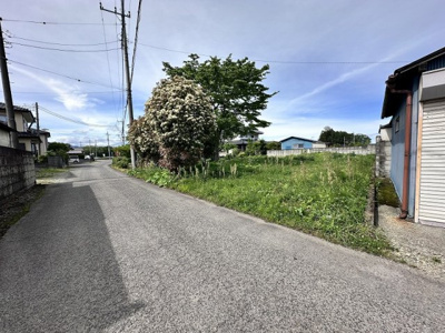 【前面道路含む現地写真】 | 大田原市親園　450万円　土地